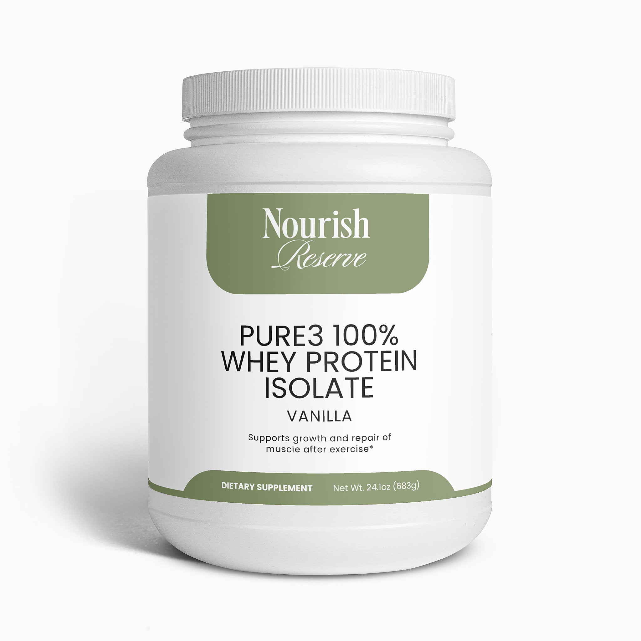 Pure3 100% Whey Protein Isolate (Vanilla)