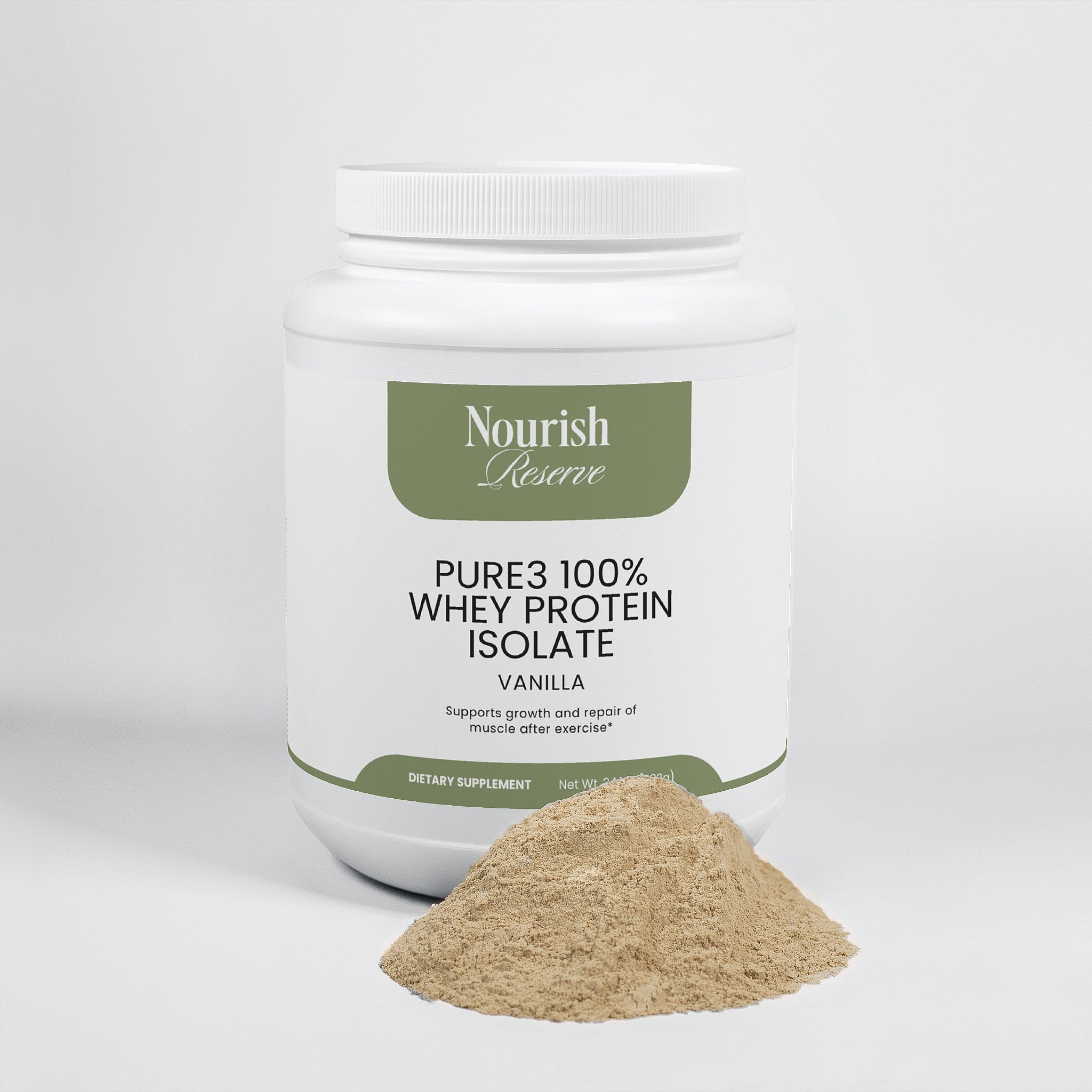 Pure3 100% Whey Protein Isolate (Vanilla)