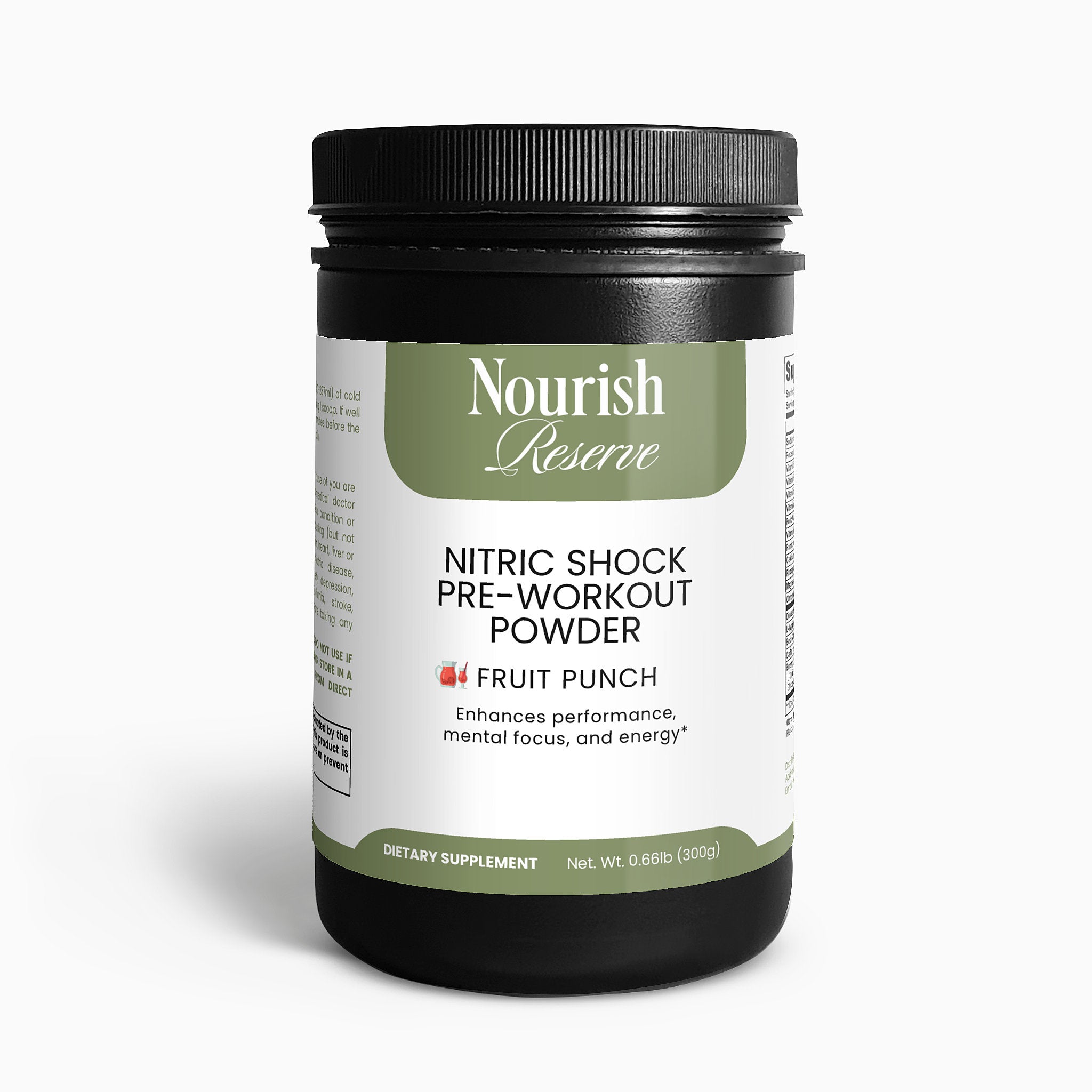 Nitric Shock Pre-Workout Powder (Fruit Punch)