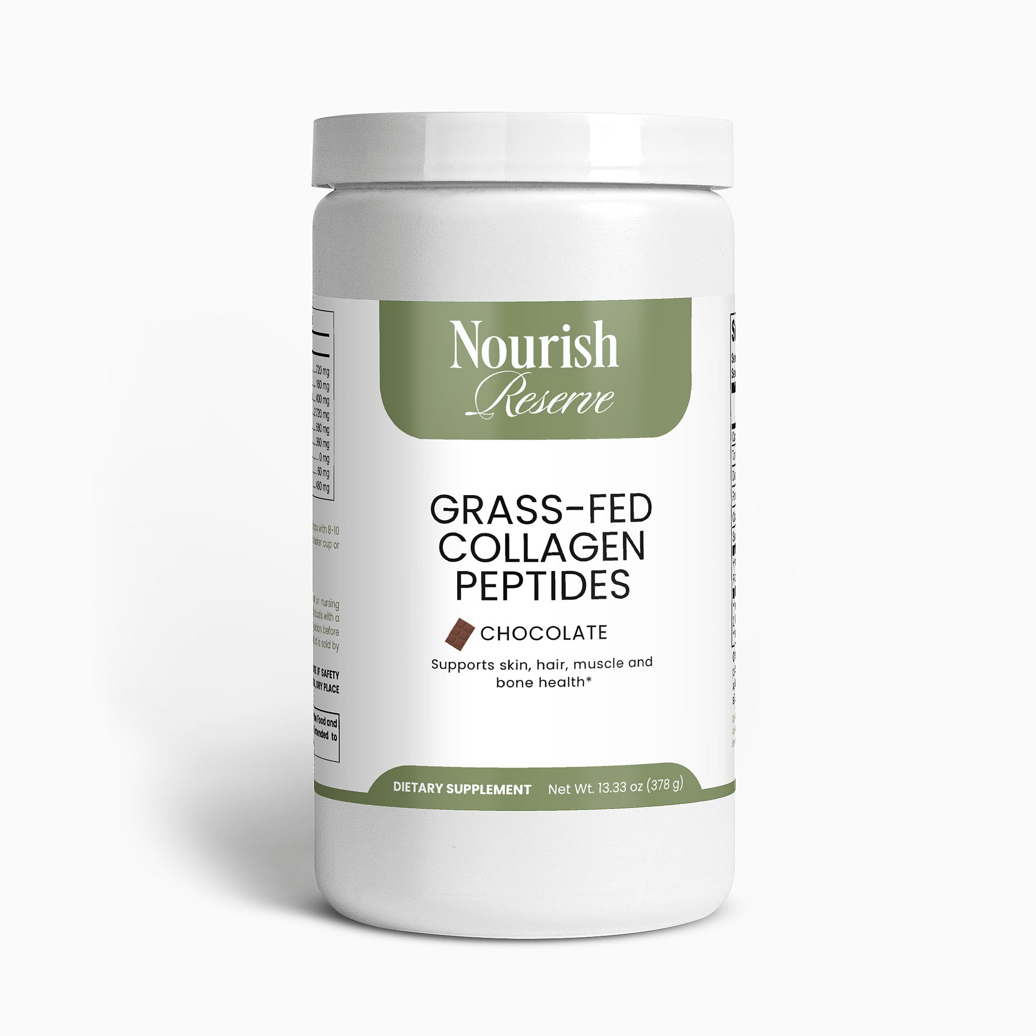 Grass-Fed Collagen Peptides Powder (Chocolate)