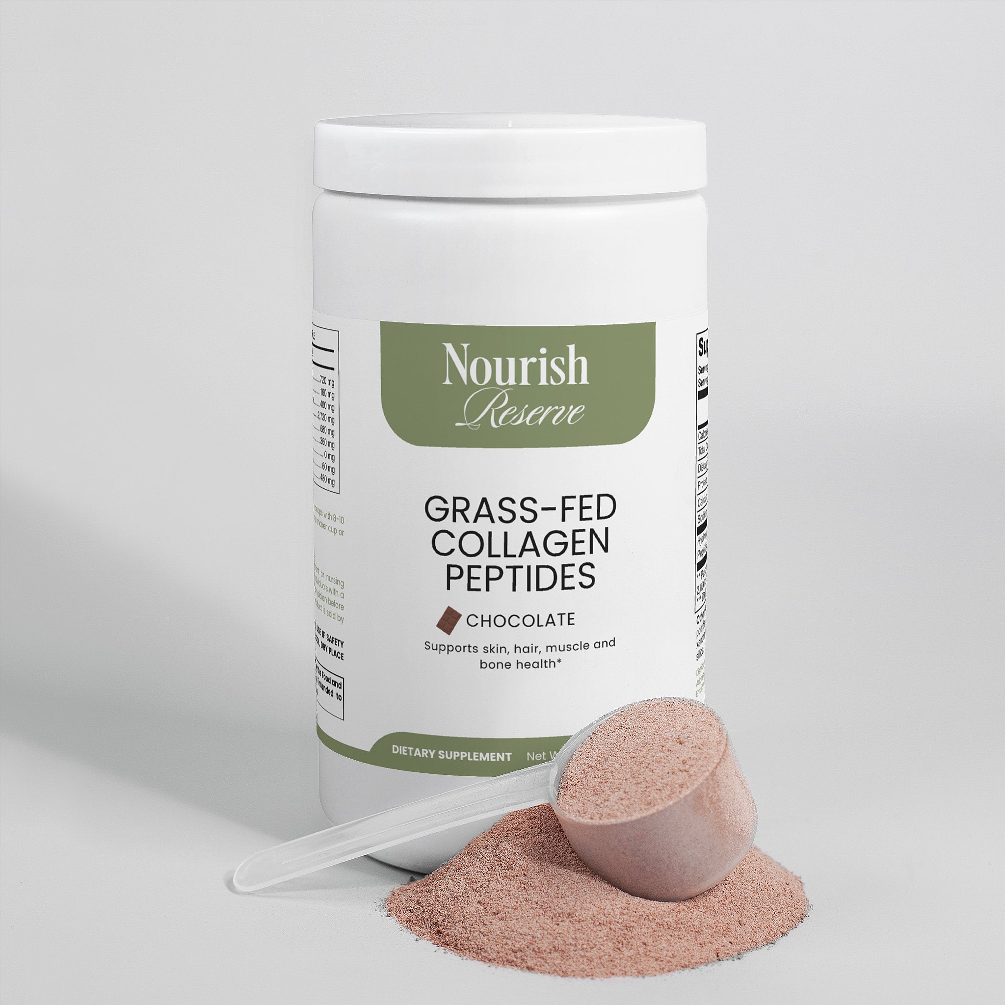 Grass-Fed Collagen Peptides Powder (Chocolate)