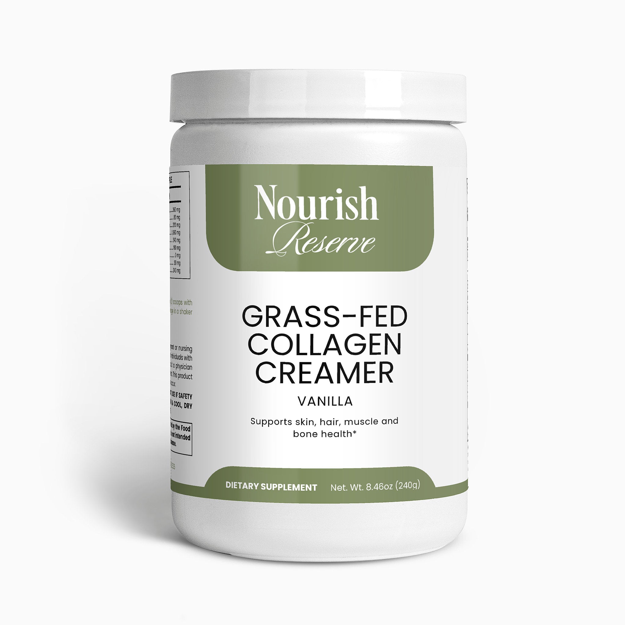 Grass-Fed Collagen Creamer (Vanilla)