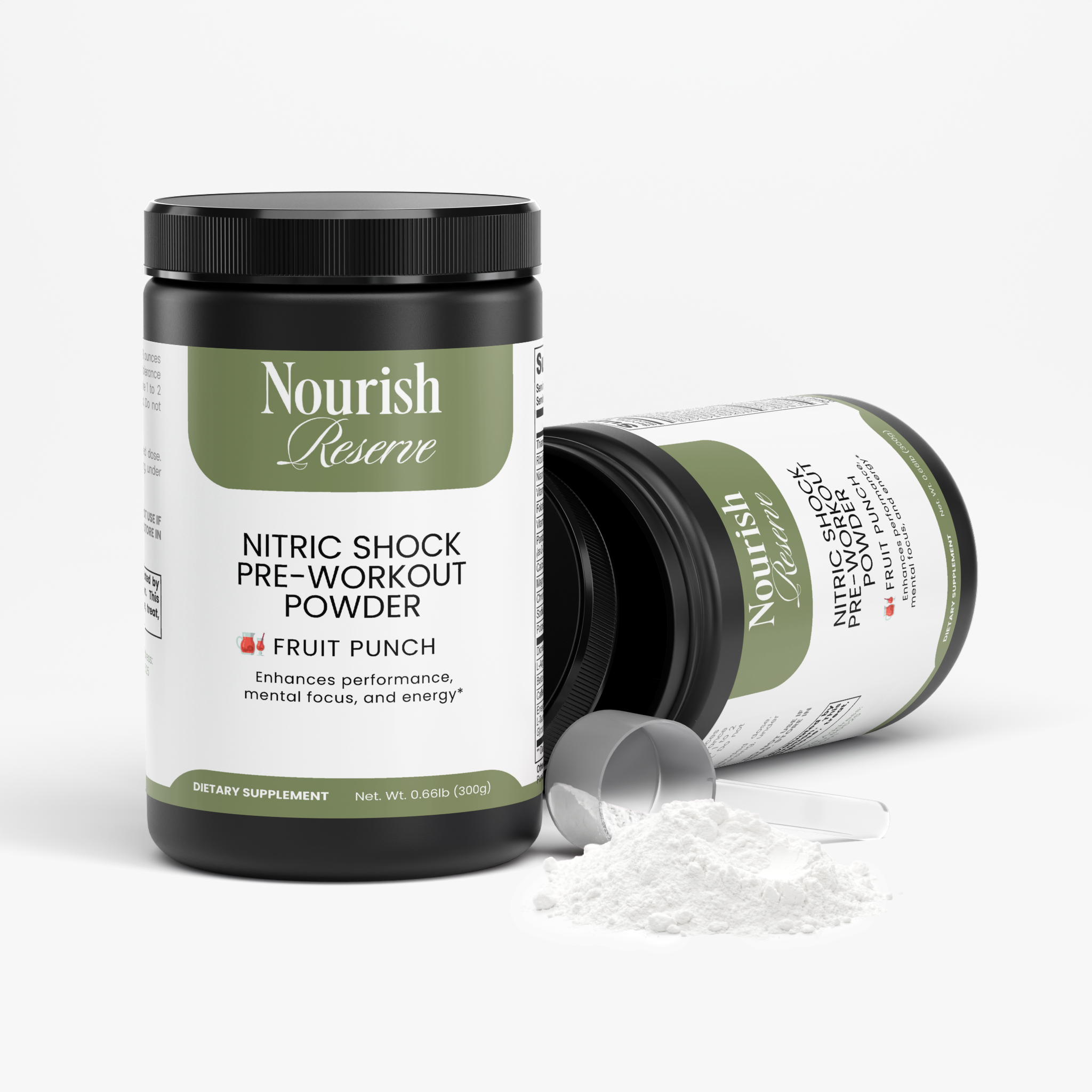 Nitric Shock Pre-Workout Powder (Fruit Punch)