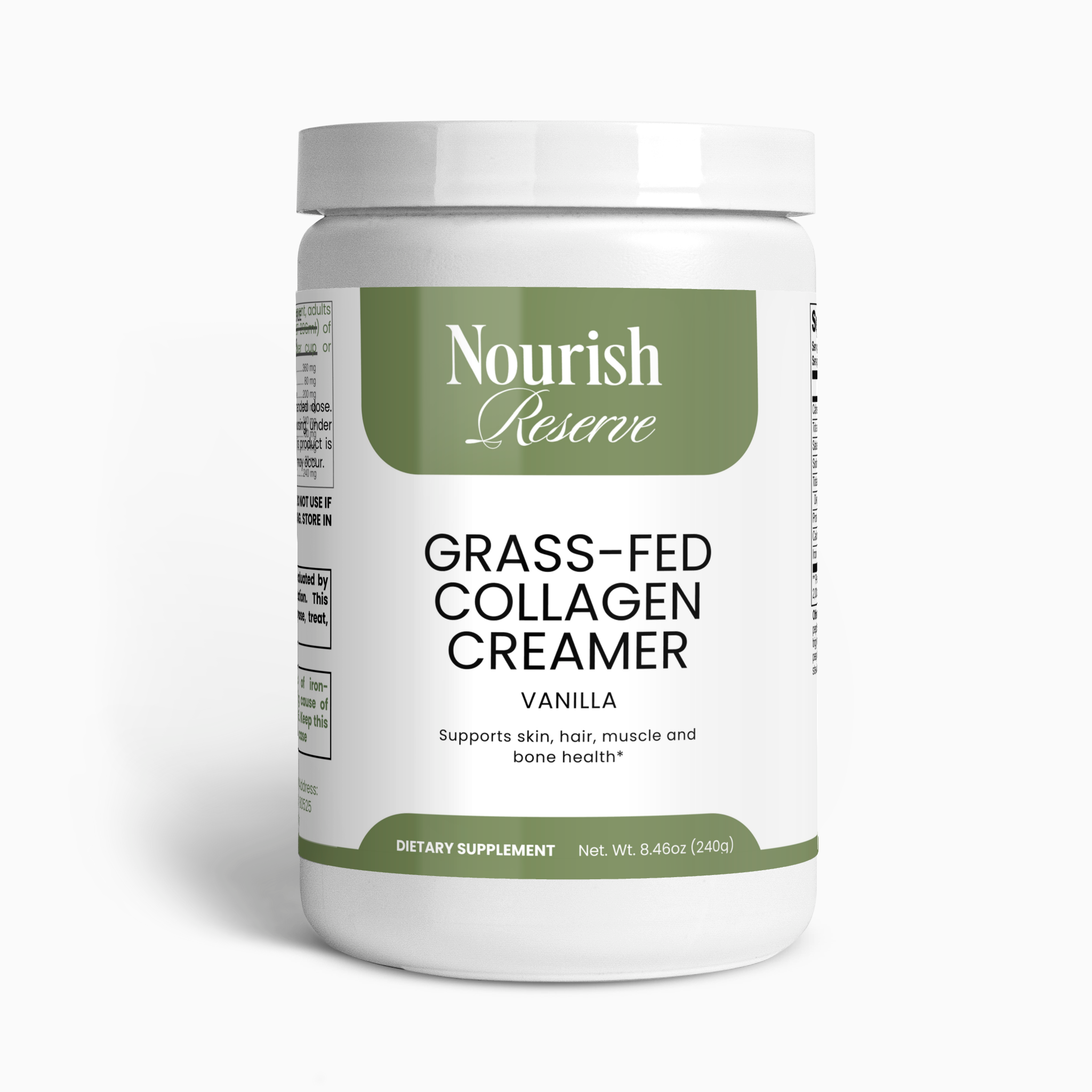 Grass-Fed Collagen Creamer (Vanilla)