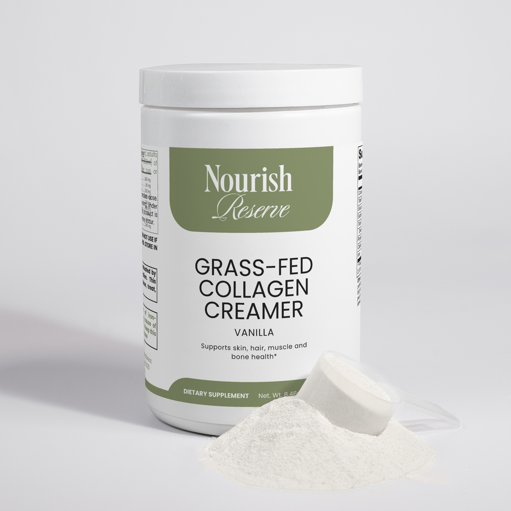 Grass-Fed Collagen Creamer (Vanilla)