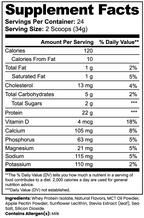 Advanced 100% Whey Protein Isolate (Vanilla)