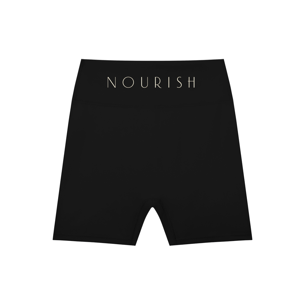 High-Waisted Blend Biker Shorts