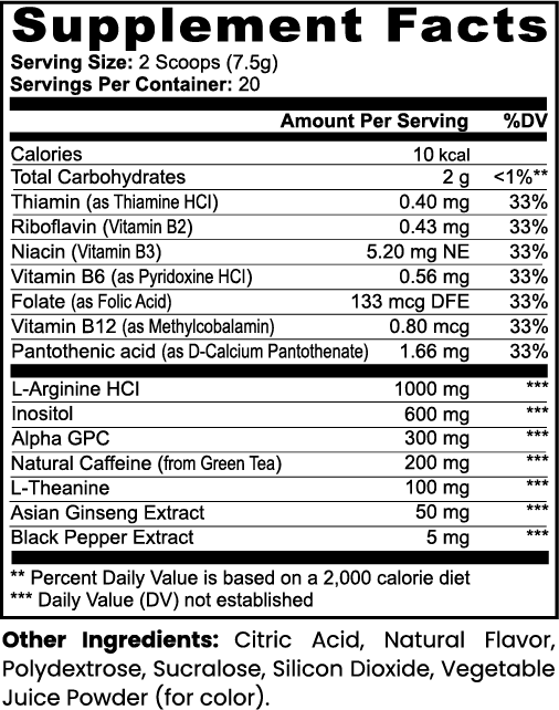 Focus Powder (Sour Grape)