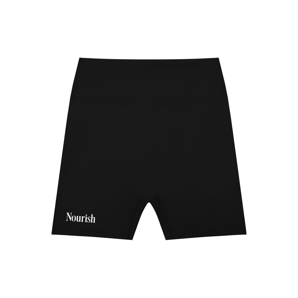 High-Waisted Blend Biker Shorts